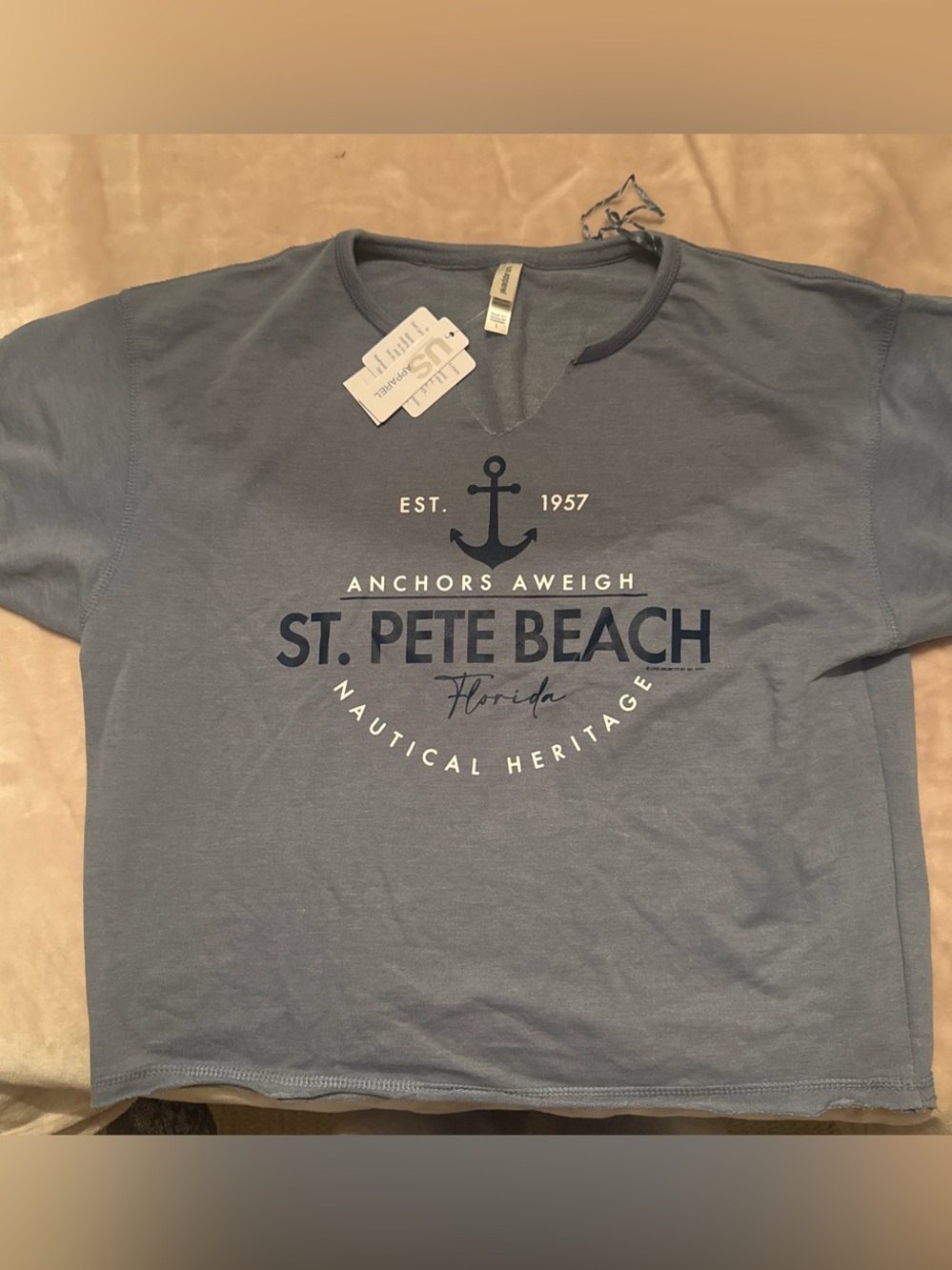 ST. PETE BEACH Graphic Tee - Blue